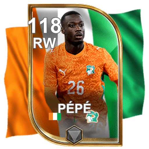 Nicolas Pépé 118 RW