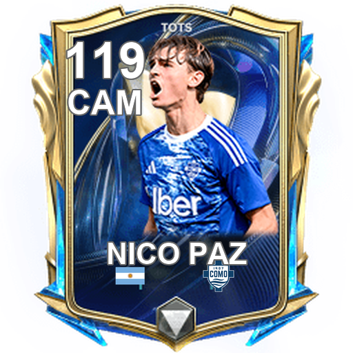 Nico Paz 119 CAM