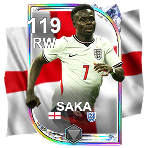 Bukayo Saka 119 RW