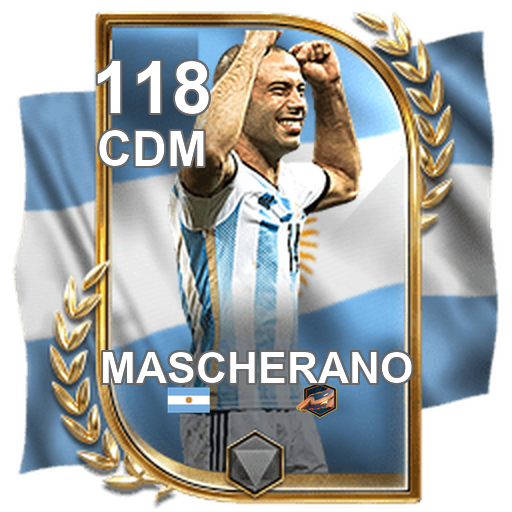 Javier Mascherano 118 CDM