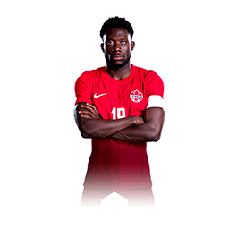 ภาพการ์ดนักเตะ Alphonso Davies